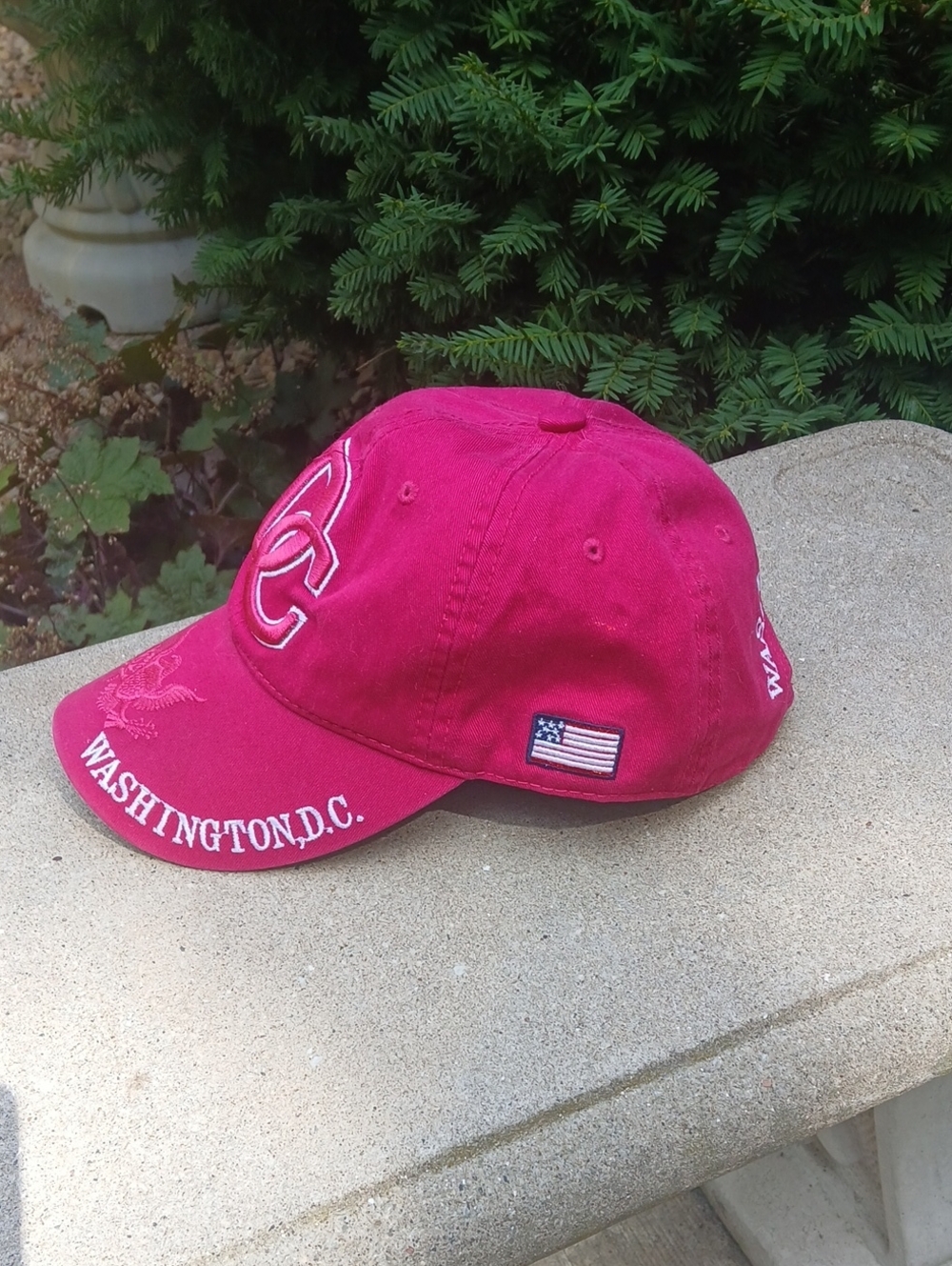 Washington D.C. souvenir baseball cap Hit Pink One Size